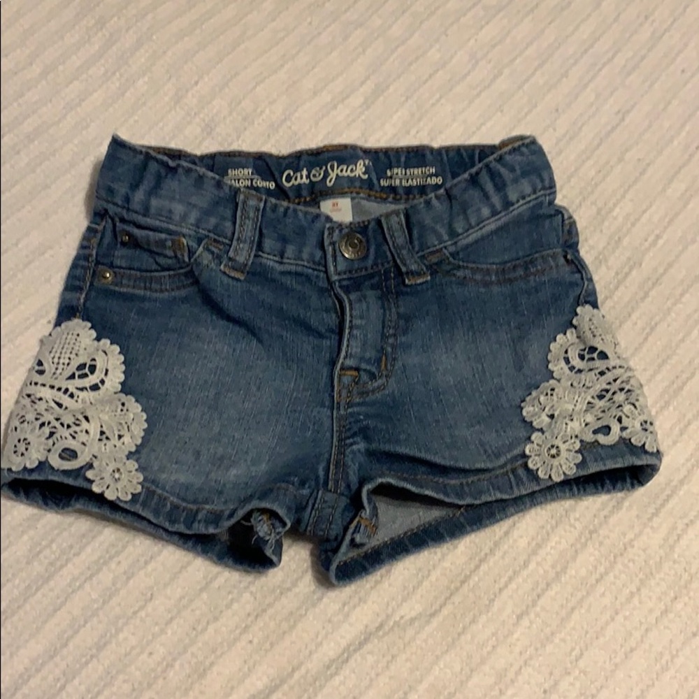 Girls jean shorts